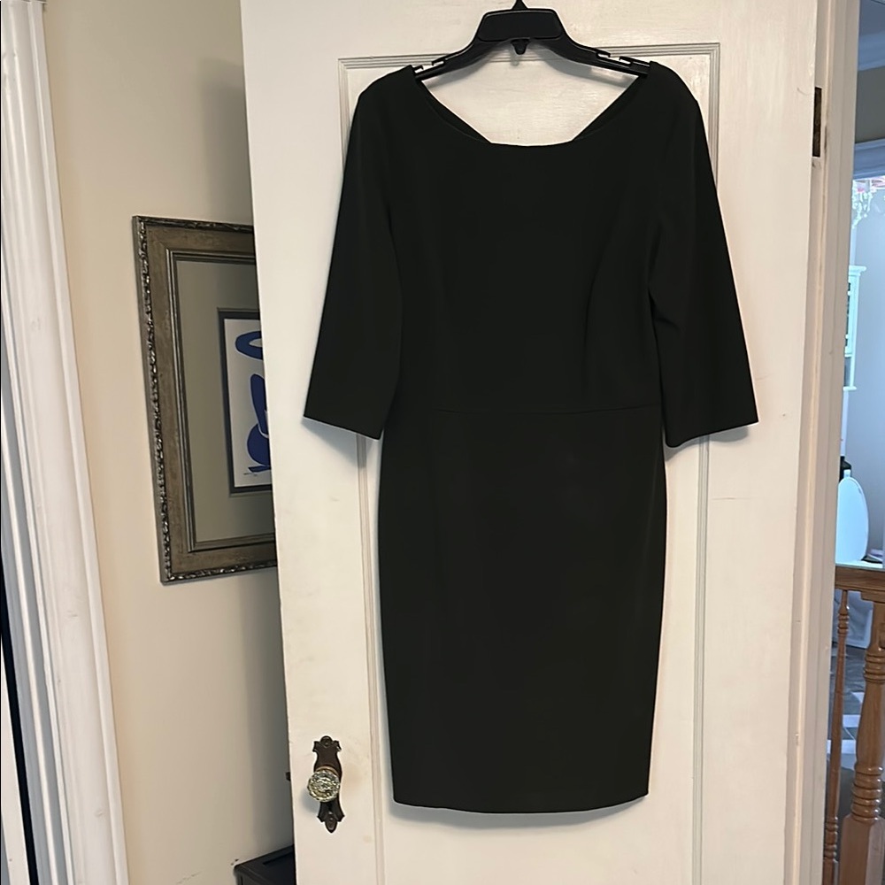 Dark Green Of Mercer 3/4 Sleeve Dress